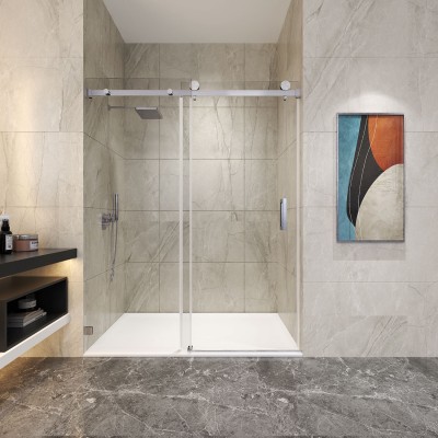 CDS06, DOUBLE SLIDING , SLIDING SHOWER DOOR - set (with glass) shower ...