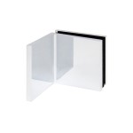 CSB90W, 90° Glass-to-Wall, Fixed Panel Square Clamp with Large Leg, WITH COVER