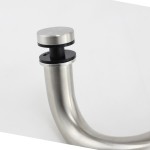 CM17412,  Ø 1 X 12"(CTC), Singled-Side Offset Pull Handles Brushed Stainless Steel