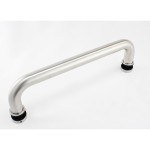 CM16512-SSS, Singled Side,  Ø 1"X 12"(CTC), Brushed Stainless Steel Straight  Pull Handles.