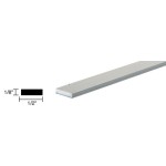 DV2412,CRL Satin Anodized 1/2" Aluminum Flat Bar Extrusion