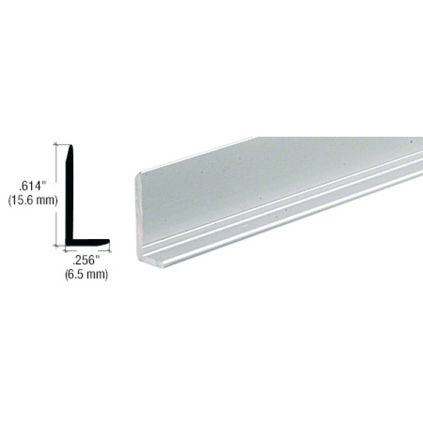 DV607,CRL 1/4" Aluminum L-Bar Extrusion