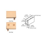 EH226,CRL Polished Brass Glass Door Pivot Hinges