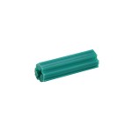 EXP2006,  CRL 1/4" Hole, 1-1/4" Length 10-12 Screw Expanding PVC Green Screw Anchors, 100/PIC