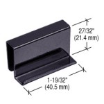 GDH60,  CRL Black Finger Grip Strike Plate