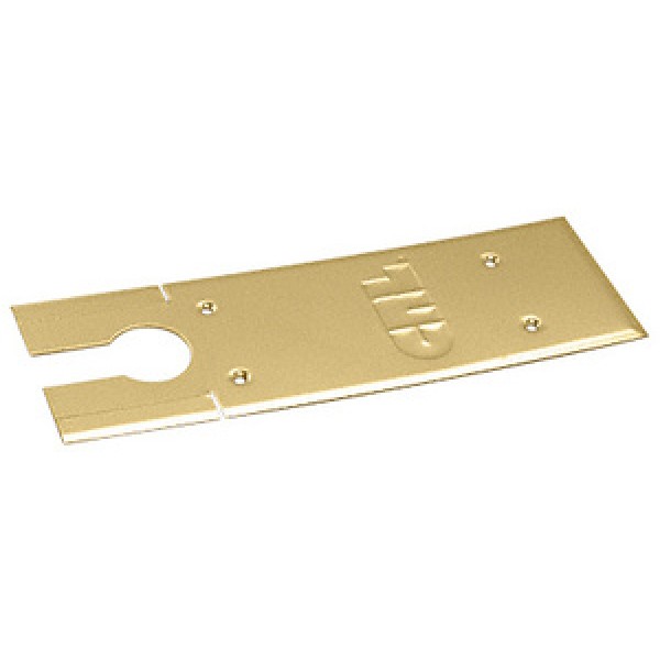 CRL84CPPB,CRL Polished Brass Cover Plate for 8400 Series Floor Mounted Closer