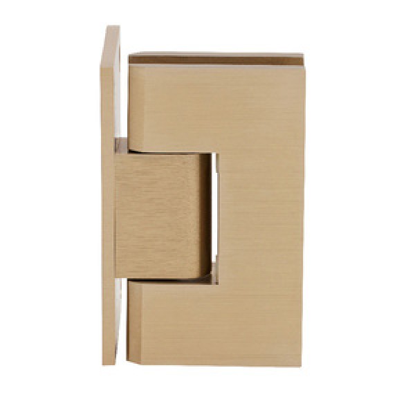 V1E044BBRZ,CRL Brushed Bronze Vienna 044 Series Wall Mount Offset Back Plate Hinge