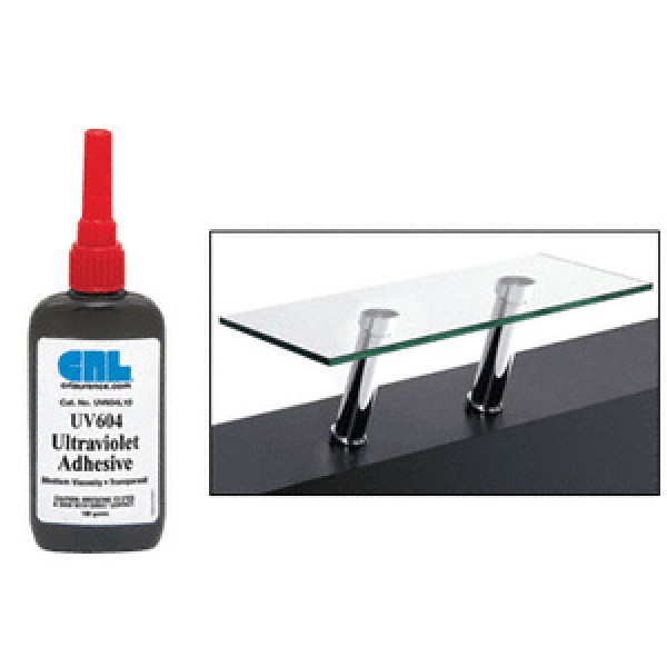 UV604L10, CRL UV604L Medium Viscosity UV/Visible Light Adhesive - 100g
