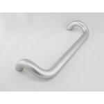 CM17410,  Ø 1 X 10"(CTC), Solid Aluminum Singled-Side Offset Pull Handles