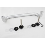 CM17410,  Ø 1 X 10"(CTC), Solid Aluminum Singled-Side Offset Pull Handles