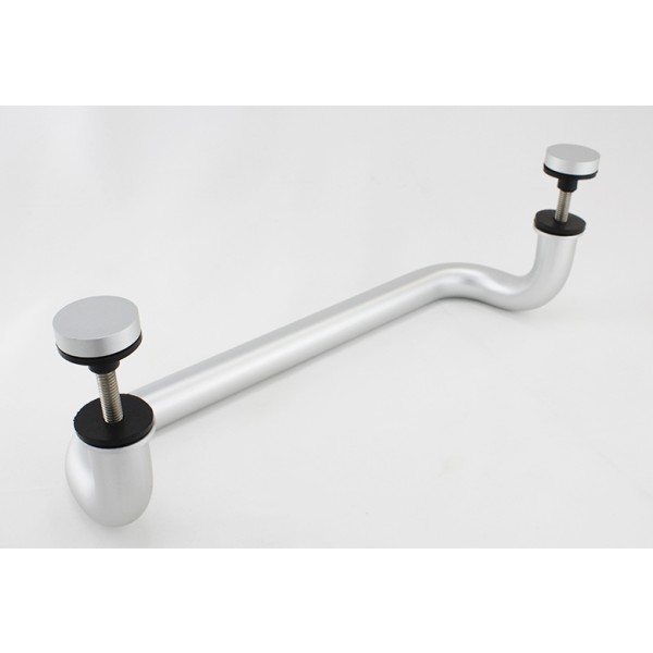 CM17412,  Ø 1 X12"(CTC), Solid Aluminum Singled-Side Offset Pull Handles