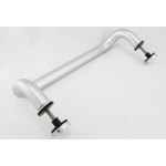 CM17410,  Ø 1 X 10"(CTC), Solid Aluminum Singled-Side Offset Pull Handles