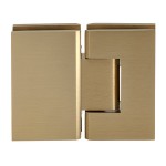 GEN180BBRZ,CRL Brushed Bronze Geneva 180 Series 180 Degree Glass-to-Glass Standard Hinge