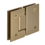 GEN180BBRZ,CRL Brushed Bronze Geneva 180 Series 180 Degree Glass-to-Glass Standard Hinge