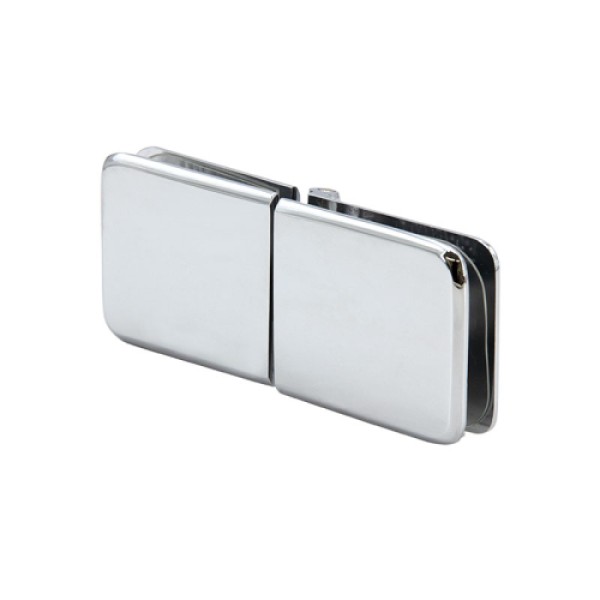 CADJBV180, FHC Adjustable Glass Clamp Beveled - 180 Degree Glass-To-Glass For 3/8" To 1/2" Glass, Compare to ADJBEV180