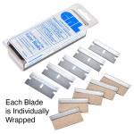 KKB12,CRL .012" Single Edge Metal Heavy-Duty Razor Blades - 100/Pk
