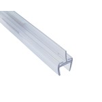 CP500BR, Bottom Rail With Wipe for 3/8" Glass