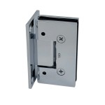 CV1E337, Adjustable Wall Mount Full Back Plate Hinge for Shower Door