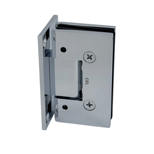 CV1E337, Adjustable Wall Mount Full Back Plate Hinge for Shower Door