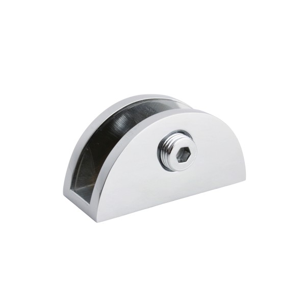 C2714, Round, Shelf Clamp For 1/4" & 3/8" (Glass, acrylic or wood)