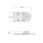 3010DP, FHC Adjustable Dual Purpose Pivot Set (Standard)