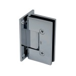 CV1E037, Wall Mount Full Back Plate Hinge for Shower Door