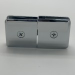 CBGC188 Beveled 180º Glass to Glass Movable Transom Shower Door Clamp