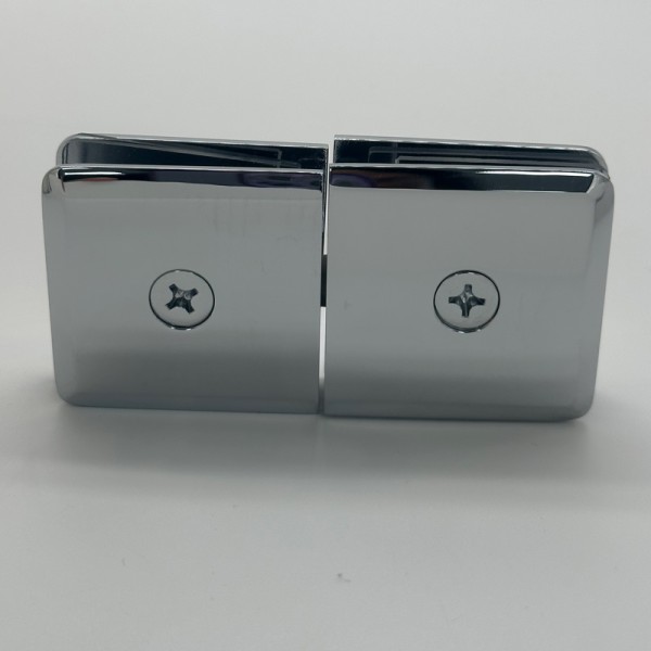 CBGC188 Beveled 180º Glass to Glass Movable Transom Shower Door Clamp