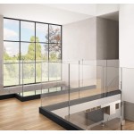 CBSLLS, Aluminum Base shoes For 1/2" -9/16" thickness glass