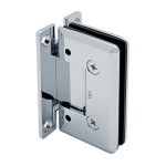 CC0L337, Adjustable Wall Mount 'H' Back Plate Hinge for Frameless Shower Door