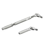 CCAT18-SSS, Adjustable Cable Railing Stainless Steel 316 Tensioner & Terminal Press And Latch