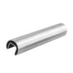 CCPD424, "Round Cap Railing Ø 1-1/2"* 1/16" with slot size 1"x 1"