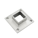 CFL-4040, Square Base Flange for 1-1/2" x 1-1/2" Square Handrail Tube
