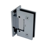 CGEN337, Shower Door WALL Mount Full Back Plate -Adjustable