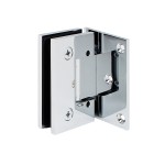 CGEN344, Adjustable Wall Mount Offset Back Plate Hinge for Frameless Shower Door