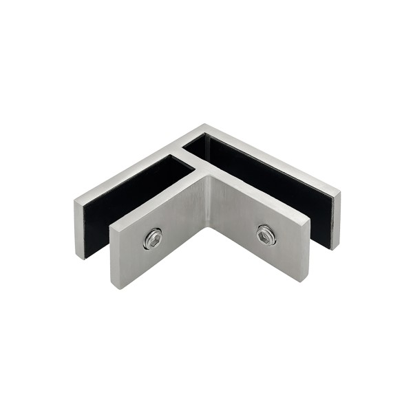 CGTG90,  90 degree corner Railing clamp, glass to glass