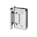 CP1N337, Adjustable Wall Mount 'H' Back Plate Hinge for Frameless Shower Door