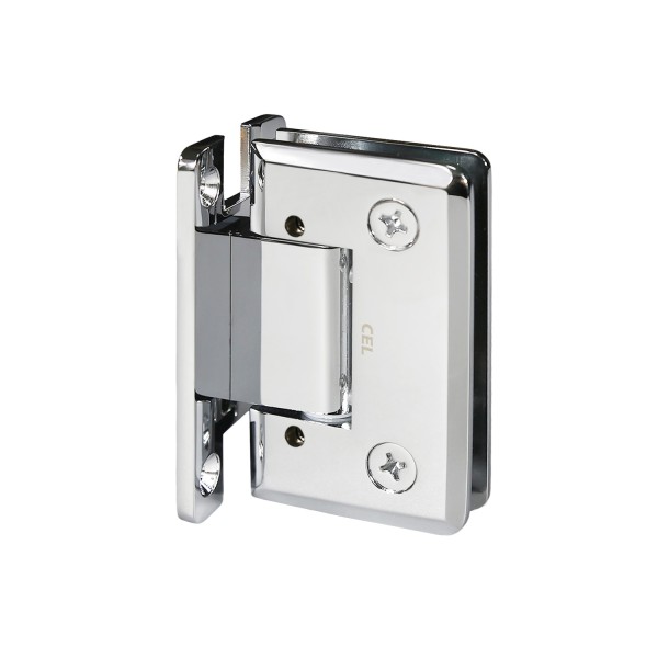 CP1N337, Adjustable Wall Mount 'H' Back Plate Hinge for Frameless Shower Door