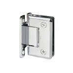 CP1N537, 5 Degree Pre-Set Wall Mount 'H' Back Plate Hinge for Frameless Shower Door