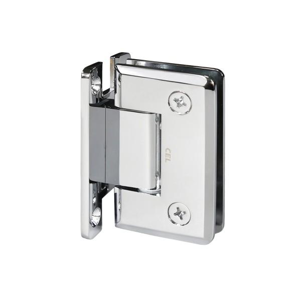 CP1N537, 5 Degree Pre-Set Wall Mount 'H' Back Plate Hinge for Frameless Shower Door