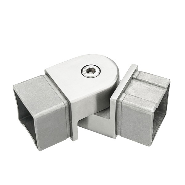 CSE-4040, Adjustable Angle Connector from 0° to 90° for 1-1/2" x 1-1/2" Square handrail Tubing