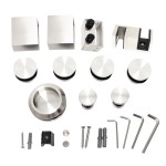 CSER84, Single Door Sliding Shower Door System (hardware ONLY)