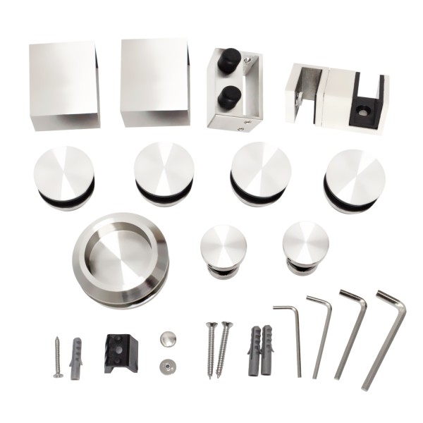 CSER84, Single Door Sliding Shower Door System (hardware ONLY)