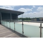 CSPH42, 2" X 2" Square Post 42" Height (Post Only, Not included Glass Clamp)