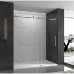 CSS09, SINGLE SLIDING  - SIZE 58~60"  (W)X 76" (H) SOFT-CLOSE FOR OPEN & CLOSE, SHOWER DOOR
