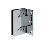 CV1E344, Adjustable Wall Mount Offset Back Plate Hinge for Shower Door