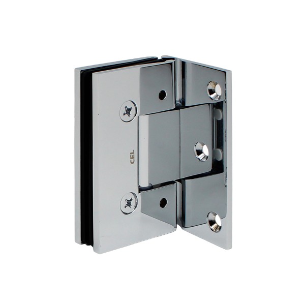 CV1E344, Adjustable Wall Mount Offset Back Plate Hinge for Shower Door