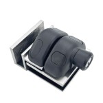 CY03M Swimming Pool Glass to Glass 90° Gate Latch w. Door Lock-With Key For 3/8"-5/8" Glass Thickness