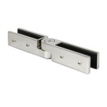 CY18,  Square, Adjustable Railing/Fence Glass Clamp for 3/8″ or 1/2″