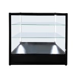 CCO5, GLASS SHOWCASE, WOODEN BASE, LED STRIP, GLASS SLIDING DOOR WITH LOCK
